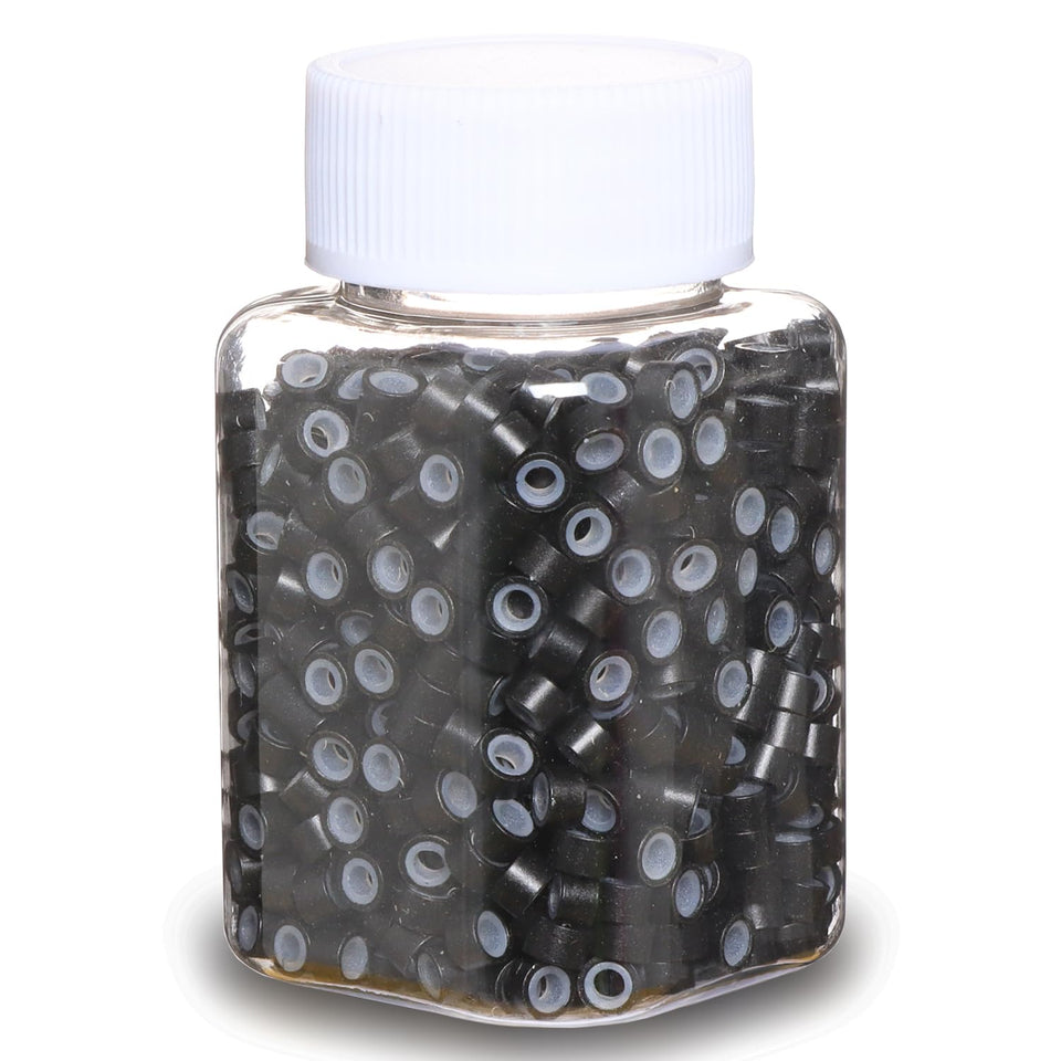 GOTDYA front packaging of 1000 black micro rings showing product quantity and color benefit