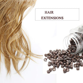 GOTDYA pinched bead close-up gripping hair to illustrate tight, slip-resistant hold