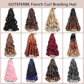 GOTEFERBE detailed curl pattern close-up showing uniform loose waves