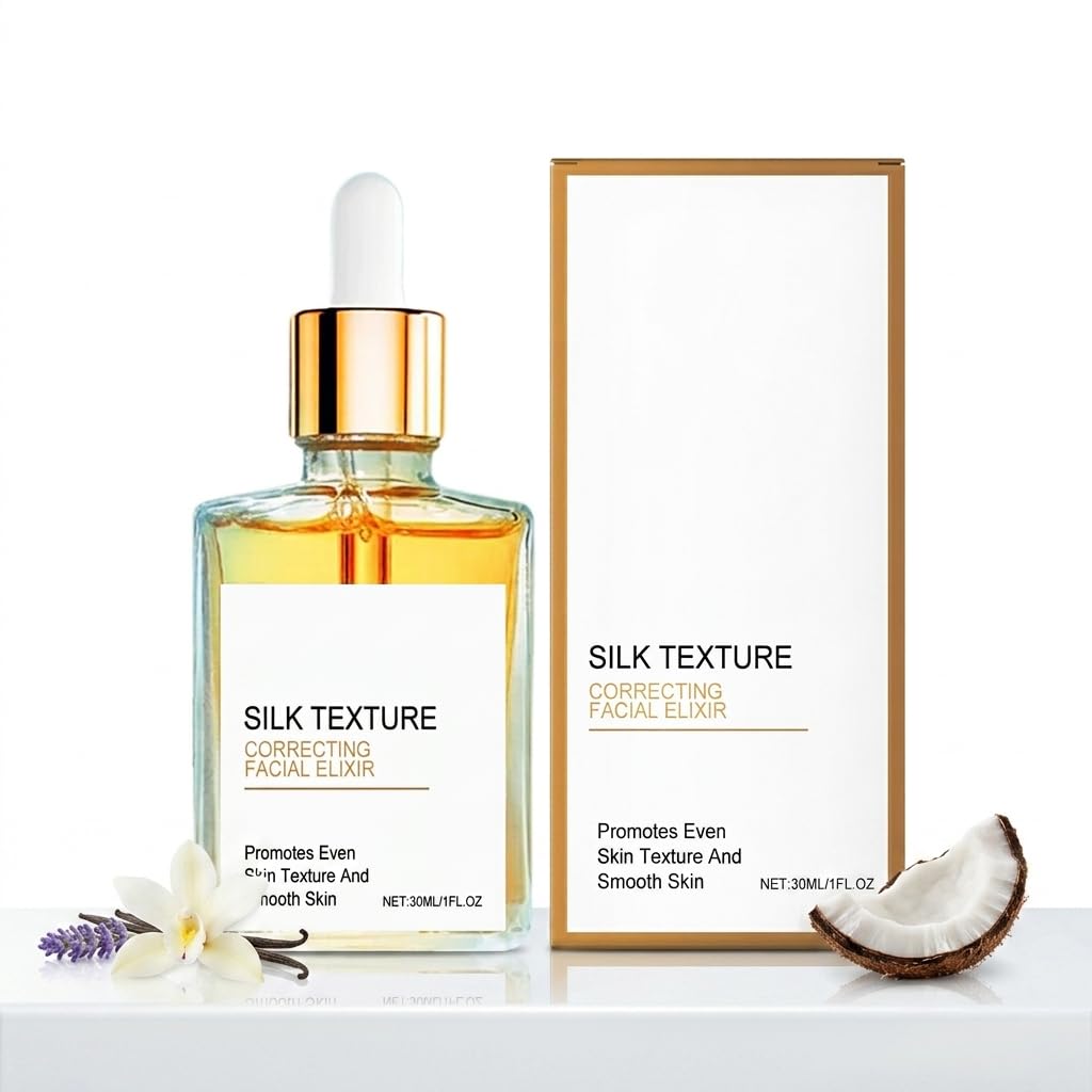 Gouda Silk front packaging showing compact 30ml bottle and label, presents portability benefit