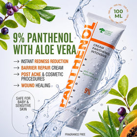 GPC GREEN PHARM COSMETIC being applied to hand to calm redness and hydrate