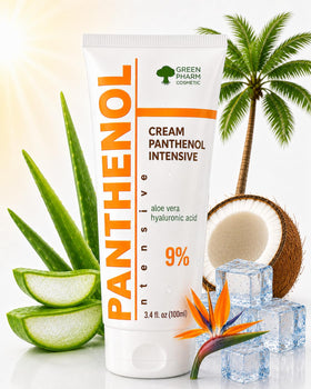 GPC GREEN PHARM COSMETIC front packaging showing soothing moisturizer benefits
