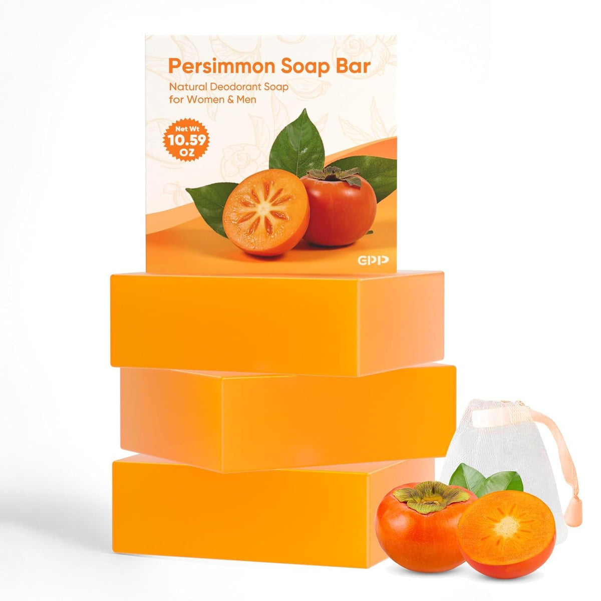 GPP persimmon soap foot wash demonstration showing odor control benefit
