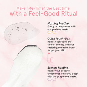 grace & stella before and after concept image showing visible under-eye improvement