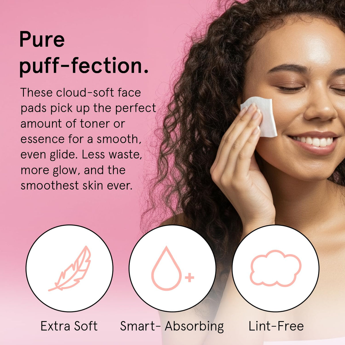 grace & stella close-up texture view highlighting soft, lint-free feel