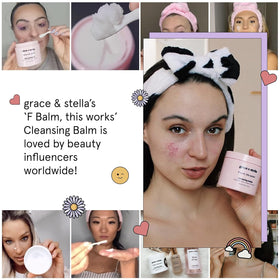 grace & stella eye makeup removal in use removing waterproof mascara effectively