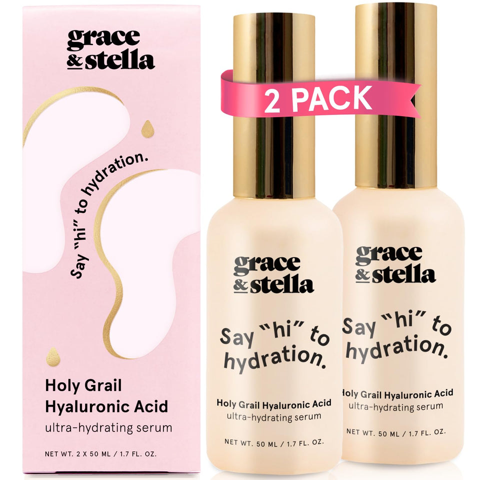 grace & stella front bottle 50ml showing clean packaging and hydration benefit