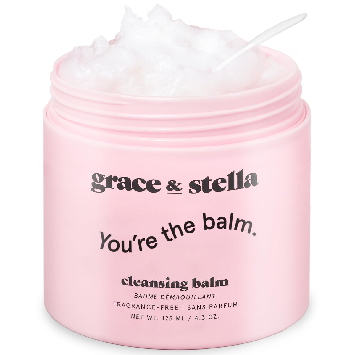 grace & stella front jar showing product and brand for easy identification and benefit