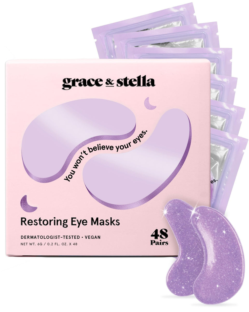 grace & stella jar packaging in purple showing brand and convenience