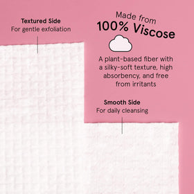 grace & stella towel in hand illustrating large size and easy handling benefit