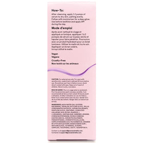 grace & stella label closeup displaying formulation claims and clean, vegan ingredients