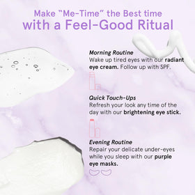 grace & stella under-eye priming with concealer over serum for crease-free makeup