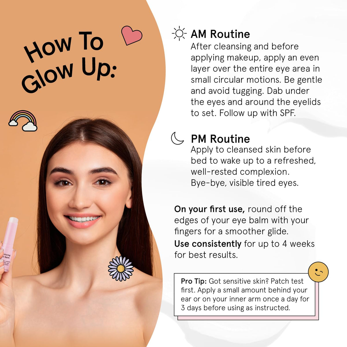 grace & stella open balm tip detail demonstrating precise targeted application