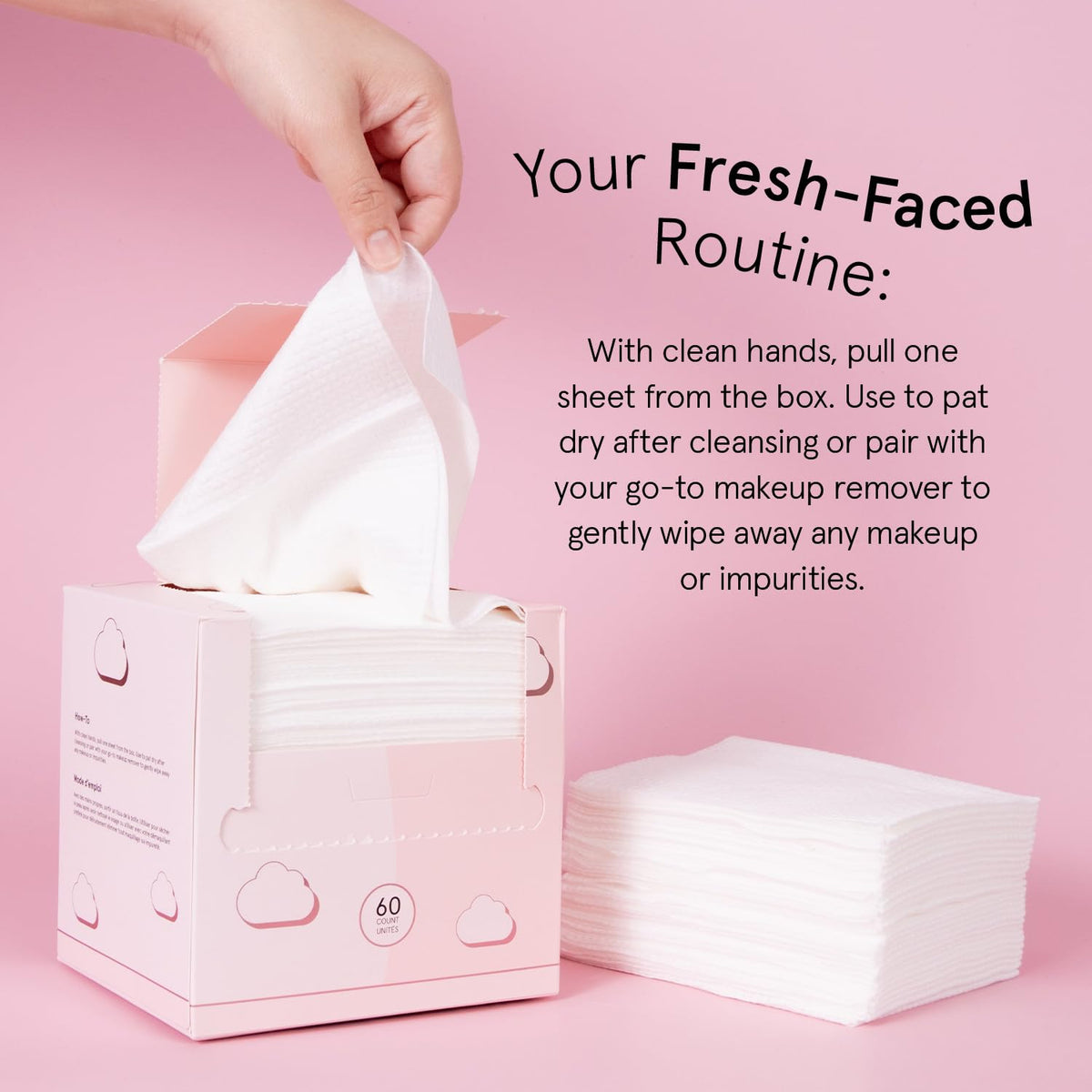 grace & stella packaging label detail highlighting plant-based viscose materials