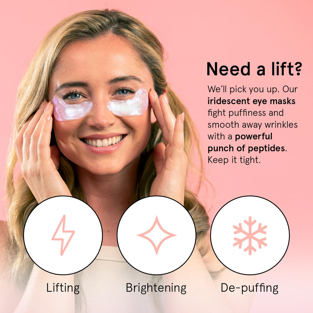 grace & stella serum sheen on fingertip showing hydrating formula benefit