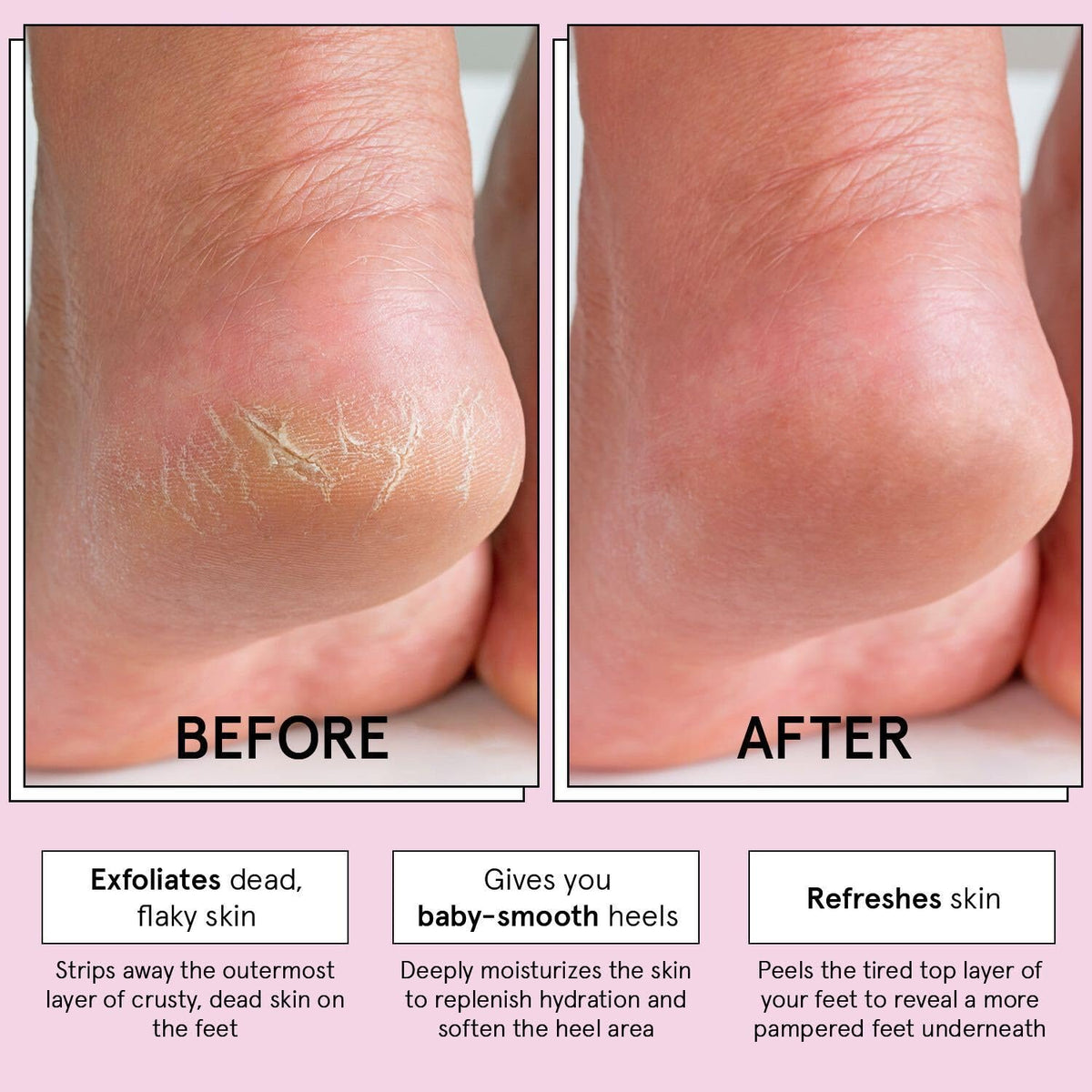 grace & stella close-up of bootie material and moisturizing liquid highlighting softening action