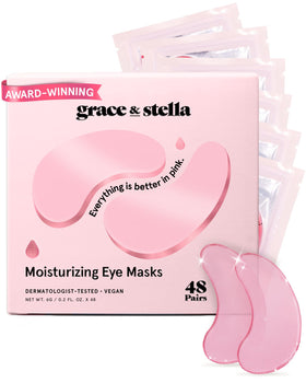grace & stella front packaging showing 48 pairs and benefits