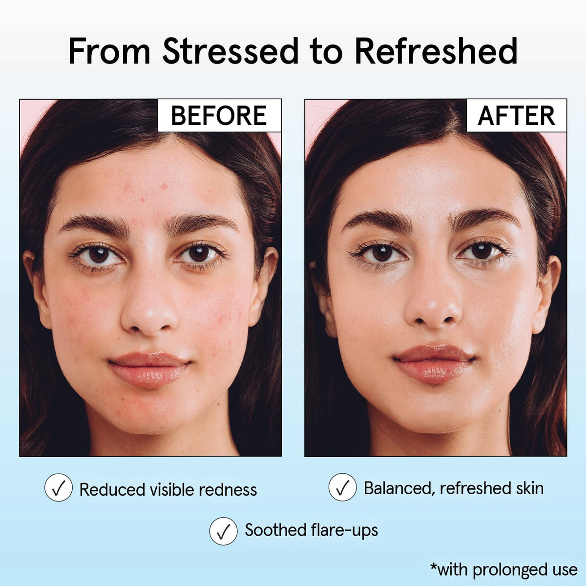 grace & stella texture droplet on skin illustrating lightweight, non-greasy feel