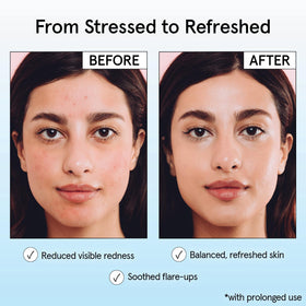 grace & stella texture droplet on skin illustrating lightweight, non-greasy feel