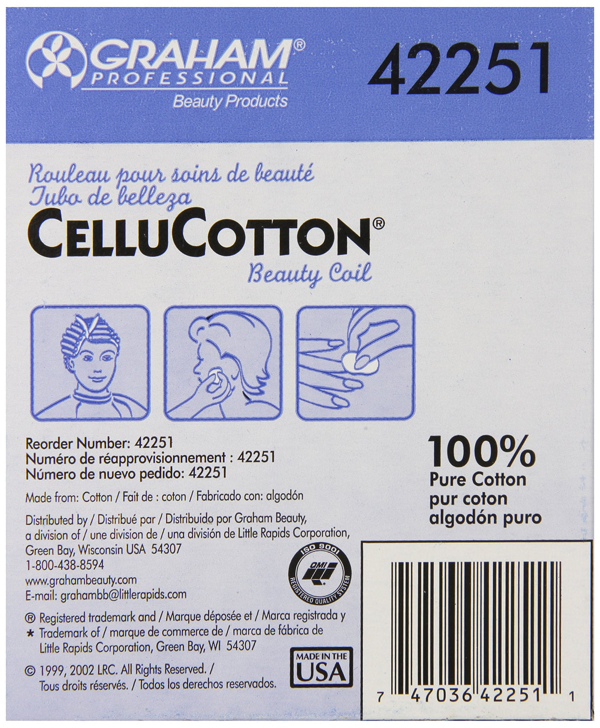 Graham cellucotton close-up fiber detail highlighting soft absorbent texture and gentle finish