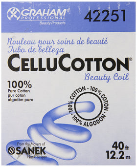 Graham cellucotton front packaging showing 40 feet coil and neat dispensing benefit