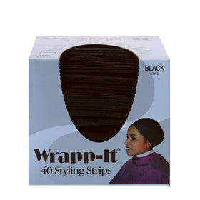 Graham styling strip wrapped around natural hair demonstrating secure hold and smooth edges