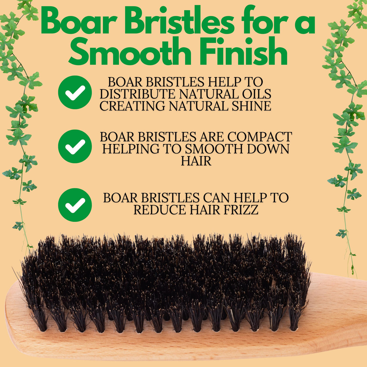 GranNaturals brush held in hand showing scale and comfortable grip benefit