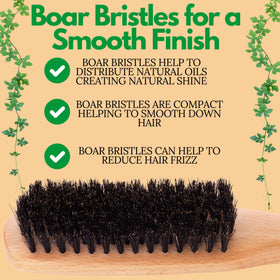 GranNaturals brush held in hand showing scale and comfortable grip benefit