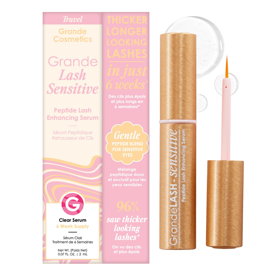 Grande Cosmetics front packaging showing product and benefits