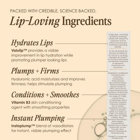 Grande Cosmetics subtle before and after comparison illustrating fuller-looking lips