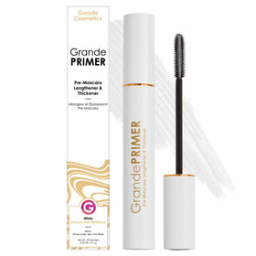 Grande Cosmetics GrandePRIMER front packaging showing product benefits