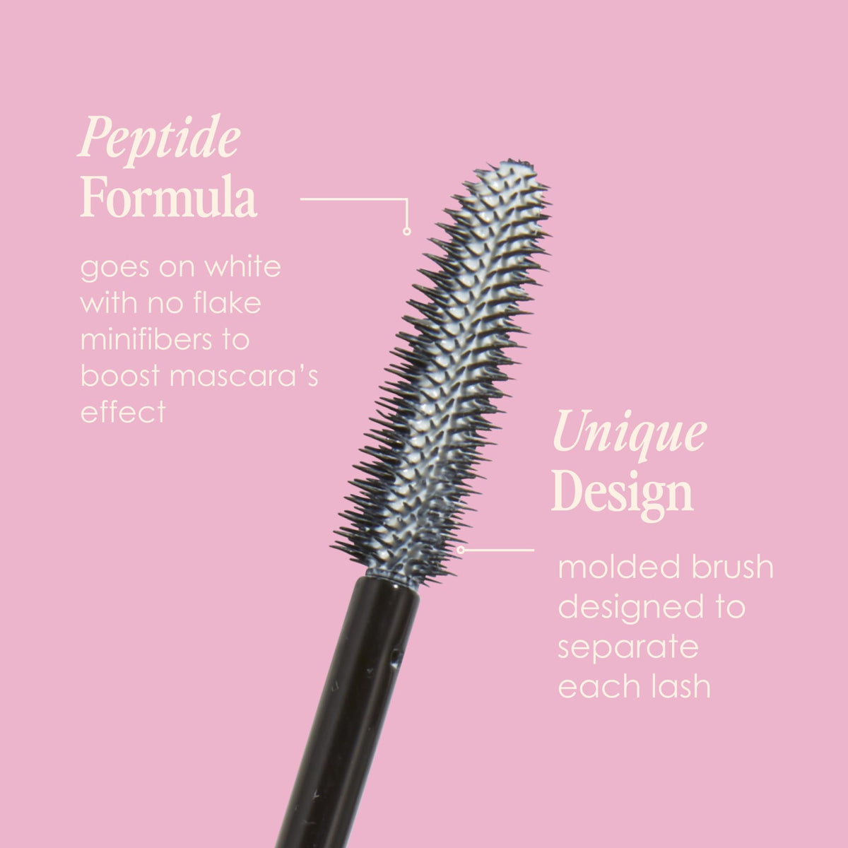 Grande Cosmetics GrandePRIMER applied to lashes for immediate lengthening