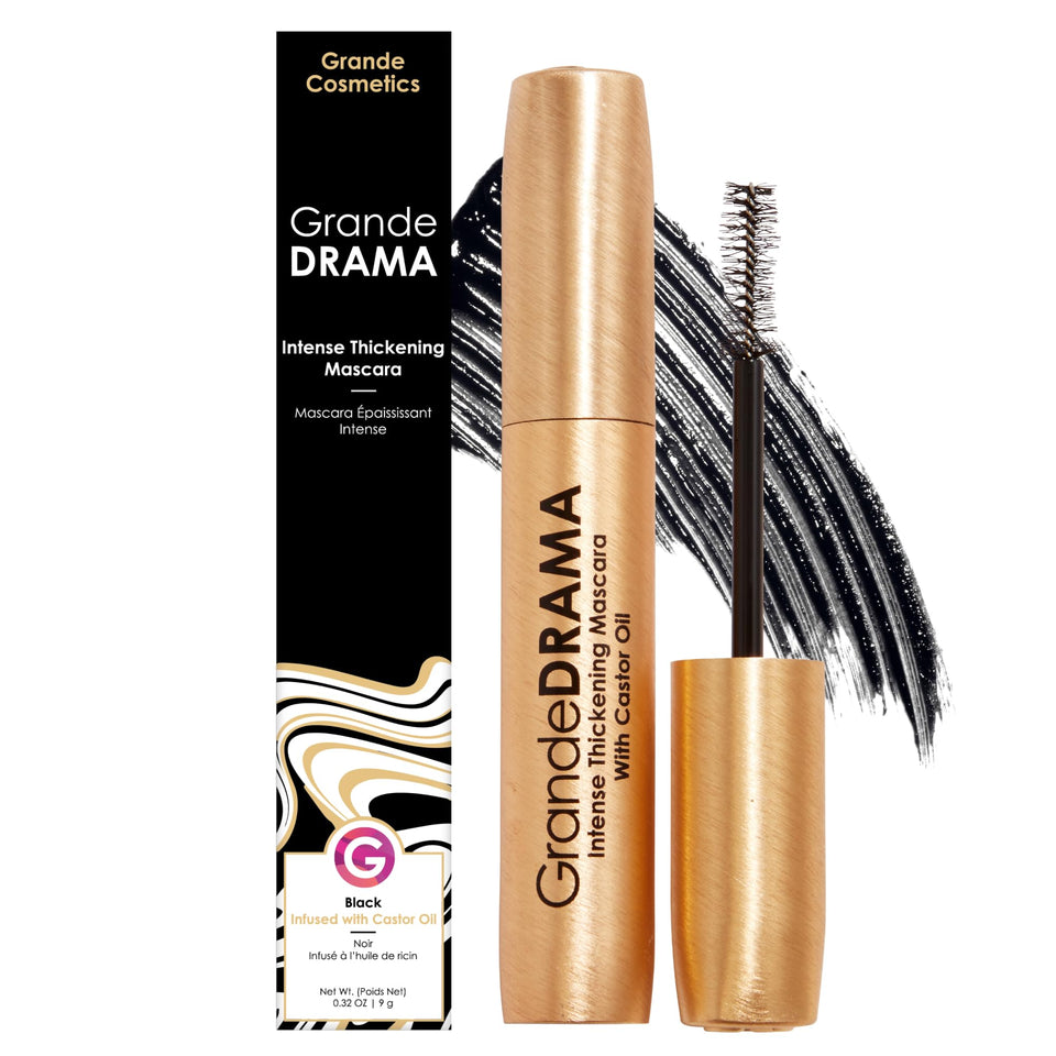 Grande Cosmetics front packaging showing tube and logo, highlights bold finish
