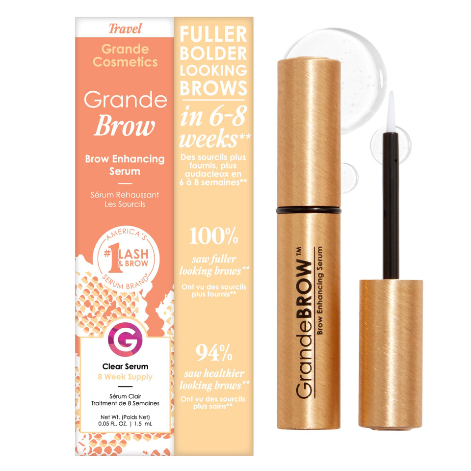 Grande Cosmetics front packaging showing 1.5 mL tube and brand benefit