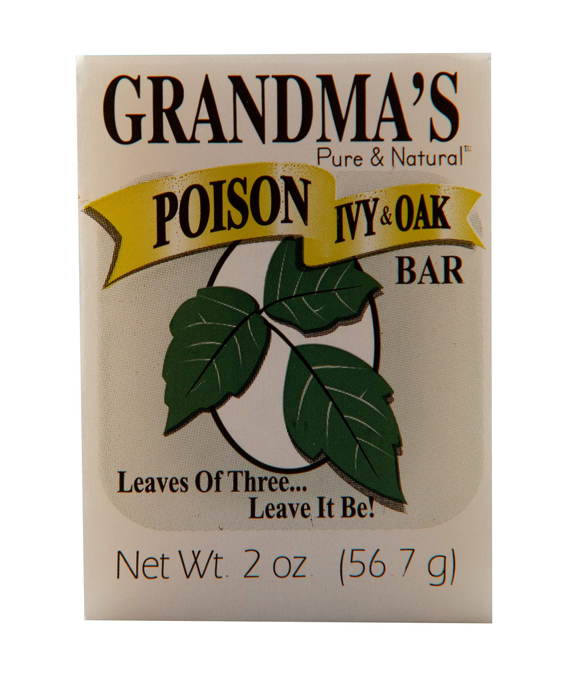 GRANDMA'S PURE & NATURAL front view showing packaging and travel-friendly size benefit