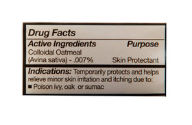GRANDMA'S PURE & NATURAL used outdoors after hiking to remove plant oils and reduce itch