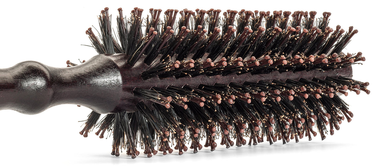 GranNaturals styled medium loose curl made with the 1.75 inch brush for volume