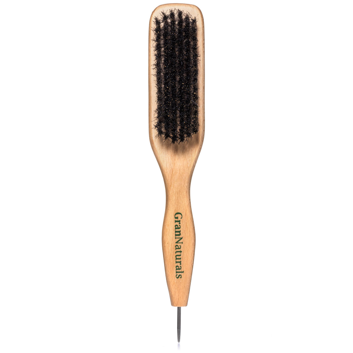 GranNaturals front view brush showing sleek shape and grip for comfortable styling