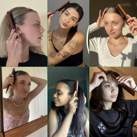 GranNaturals lifestyle shot on bathroom counter for everyday styling convenience