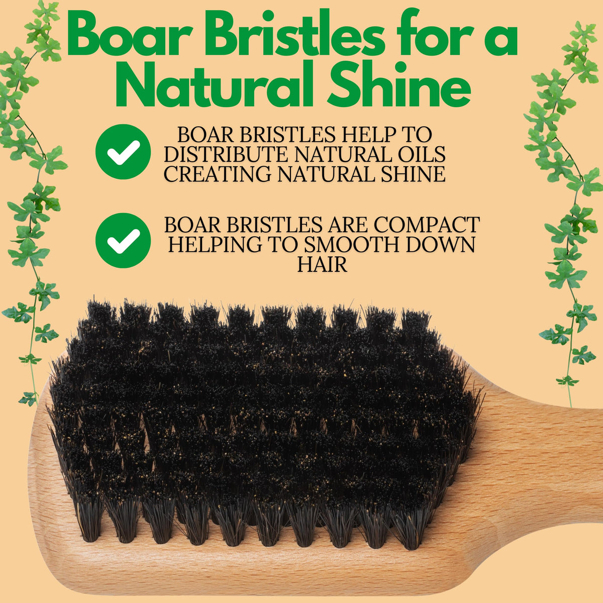 GranNaturals brush helping form 360 waves for defined texture and polish