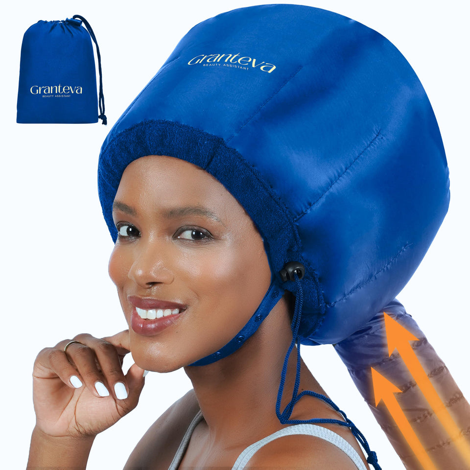Granteva bonnet front view showing full-coverage hood and even airflow benefit