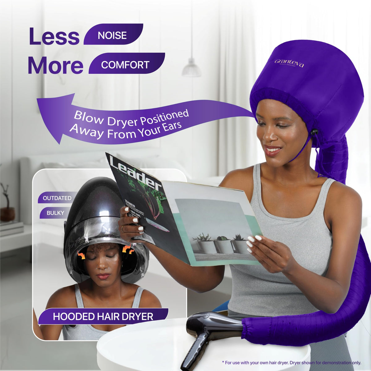 Granteva inner mesh and venting close-up highlighting even heat distribution for faster drying