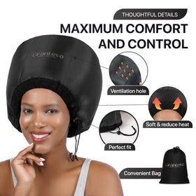 Granteva close-up of integrated headband protecting ears and neck