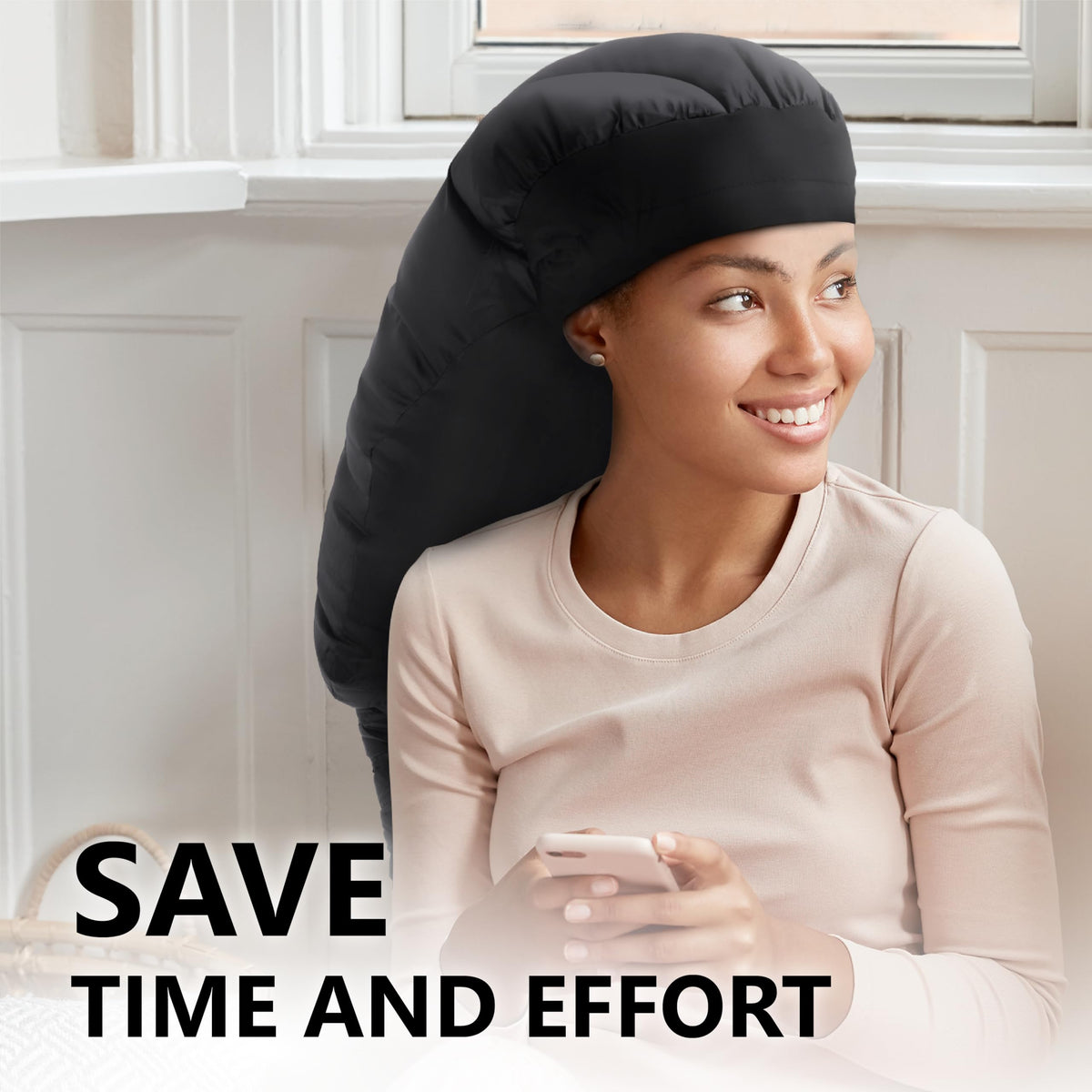 Granteva bonnet folded in travel bag for easy packing benefit