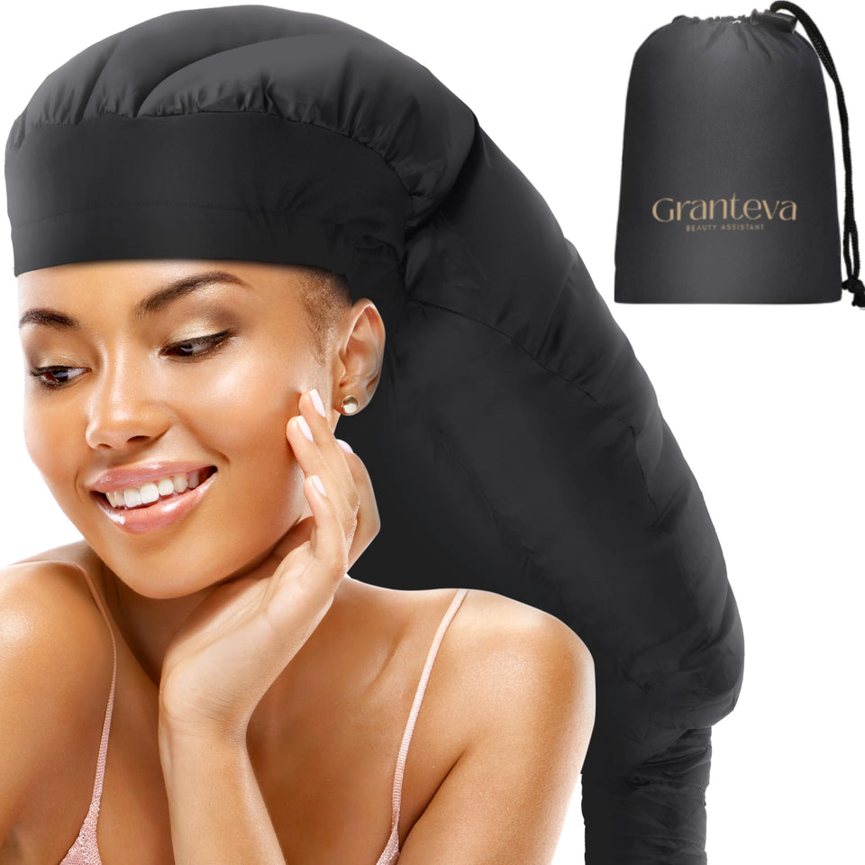 Granteva bonnet front view showing large hood and fit benefit