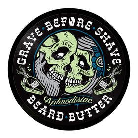 Grave Before Shave being warmed in hands for easy application and reduced brushing drag