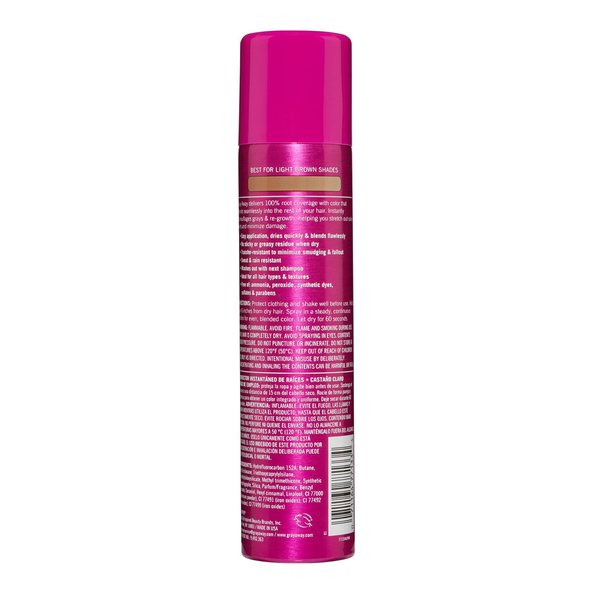 GRAY AWAY used on highlighted hair to refresh color benefit