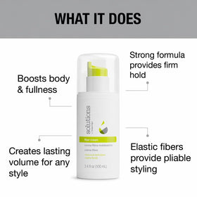 GREAT CLIPS being applied to damp hair demonstrating easy distribution and volume