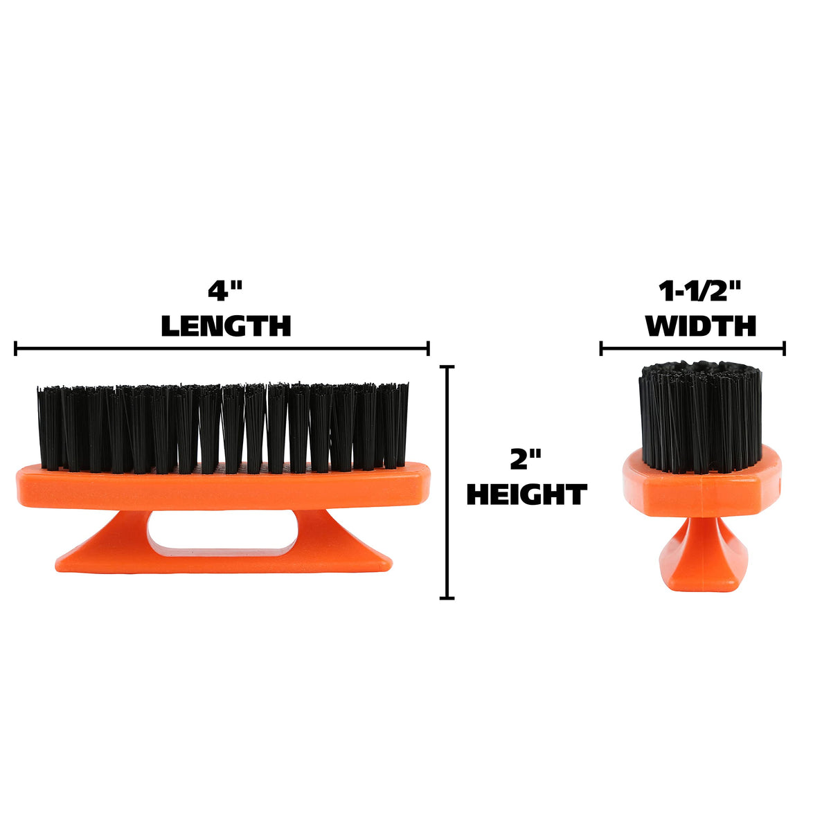 Great Neck close-up of stiff bristles highlighting deep-clean performance