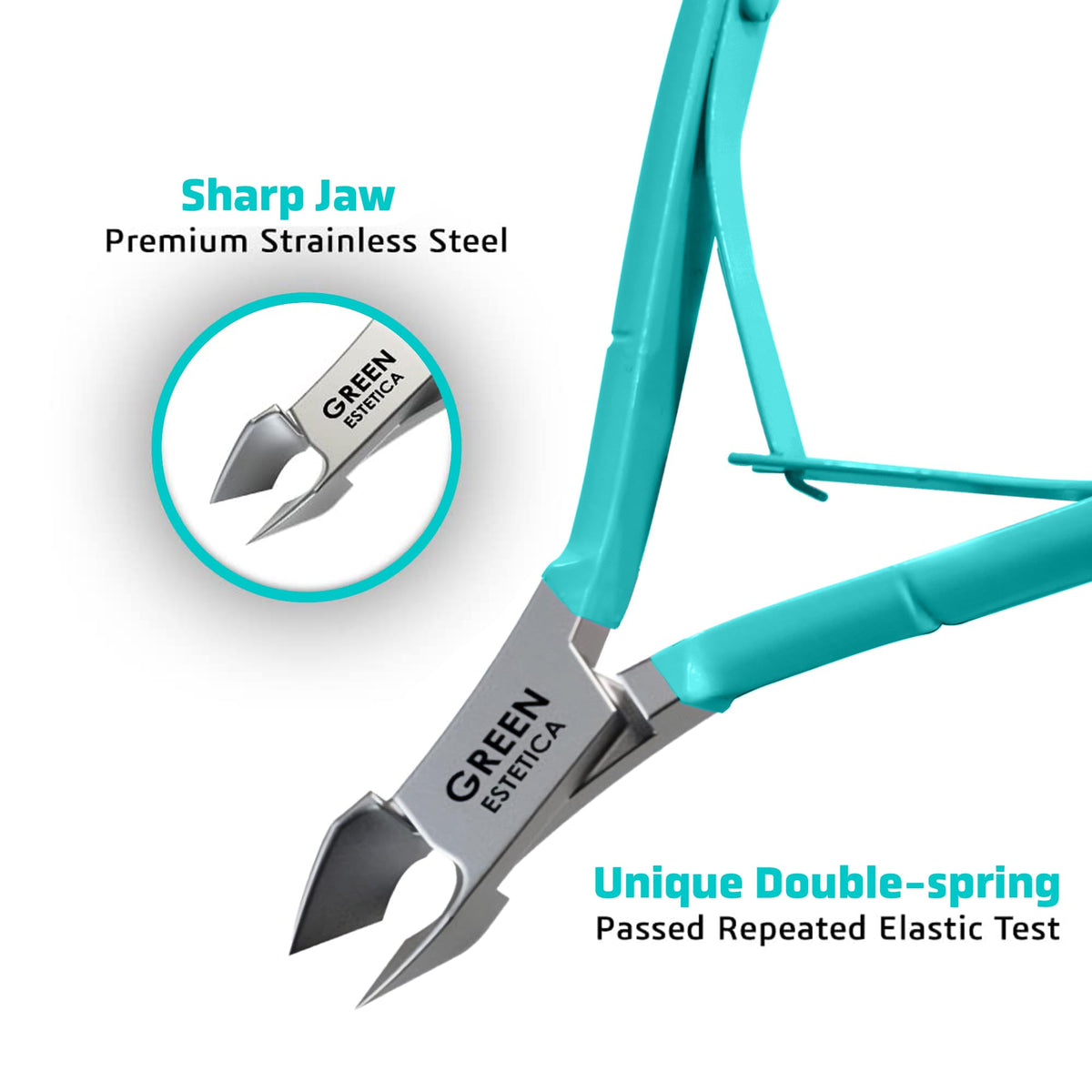 GREEN ESTETICA double-spring detail improving blade control and steady use benefit